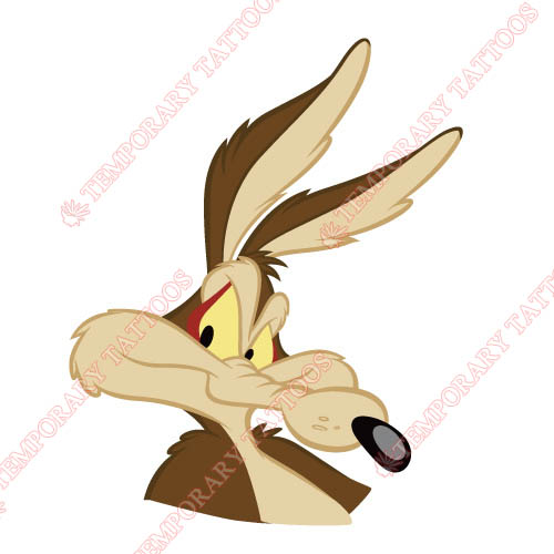 Wile E Coyote Customize Temporary Tattoos Stickers NO.717